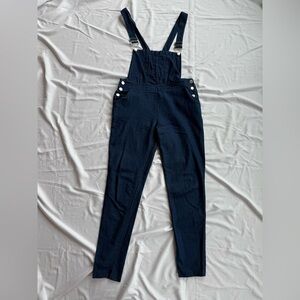 Show Lai navy skinny overalls – Size S